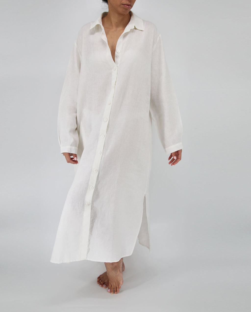 Tala French Linen Maxi Dress