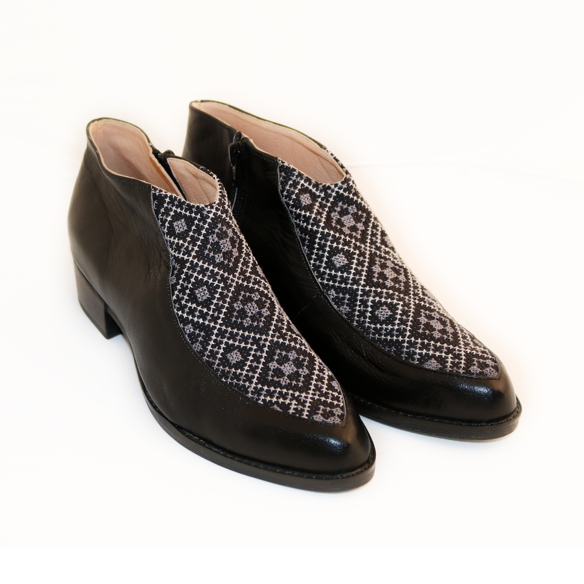 Dina Bootie - Black and Gray