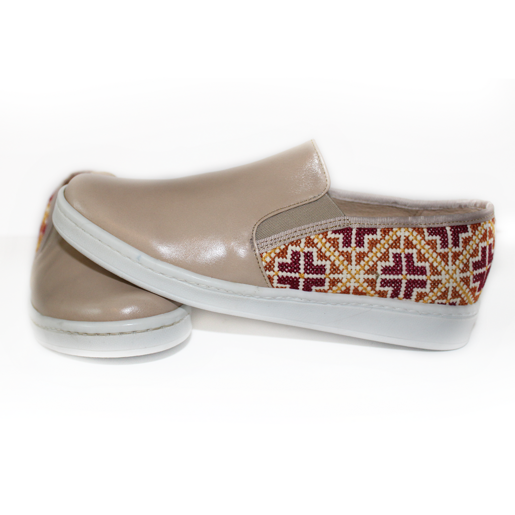 Sample Sale: Samara Sneaker - Tan (Sizes 36 and 38)
