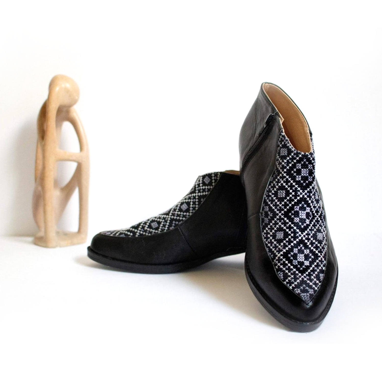 Dina Bootie - Black and Gray