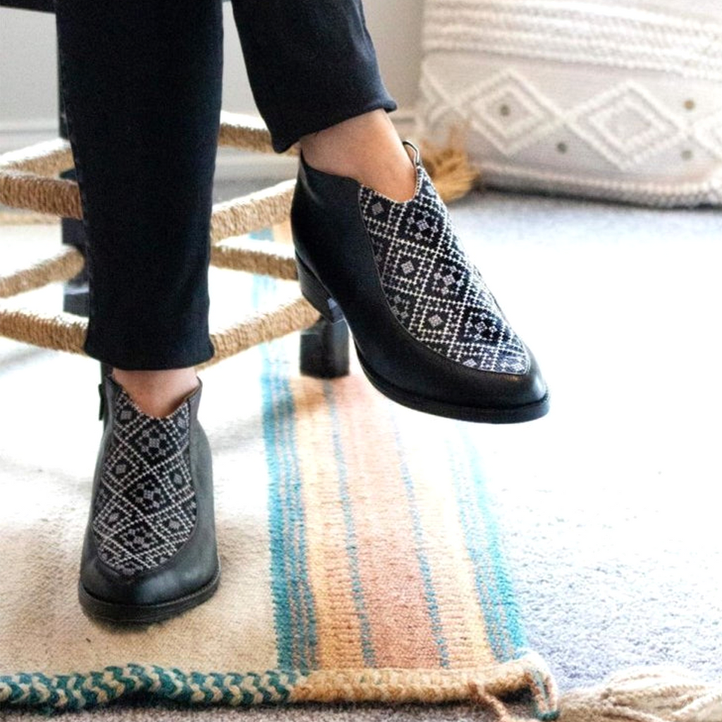 Dina Bootie - Black and Gray