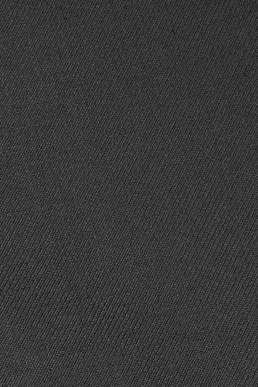 "Bradley" Black Luxury Wool Blend Suit Pants - Unhemmed