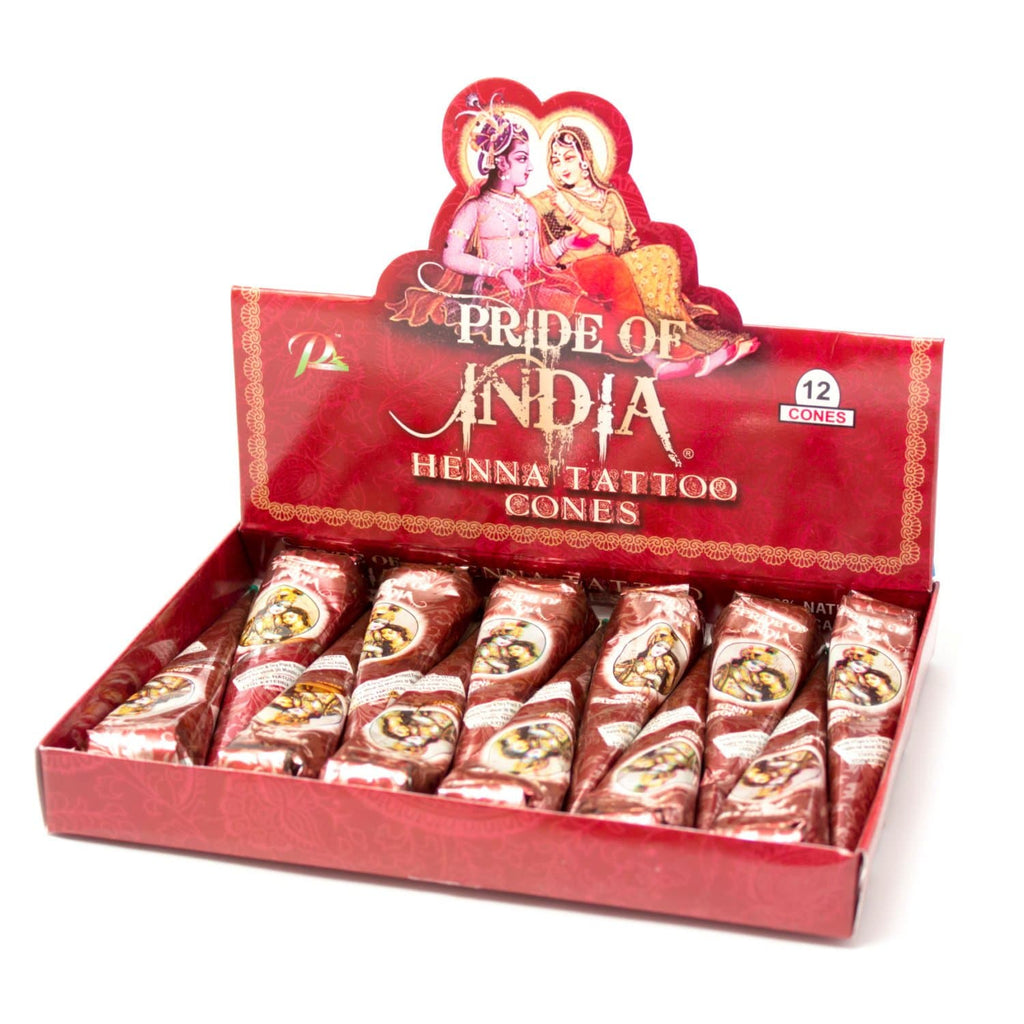 Herbal Henna Tattoo Mehendi Paste - BUY 6 GET 6 FREE  - 1.25oz Tube (100% Natural)