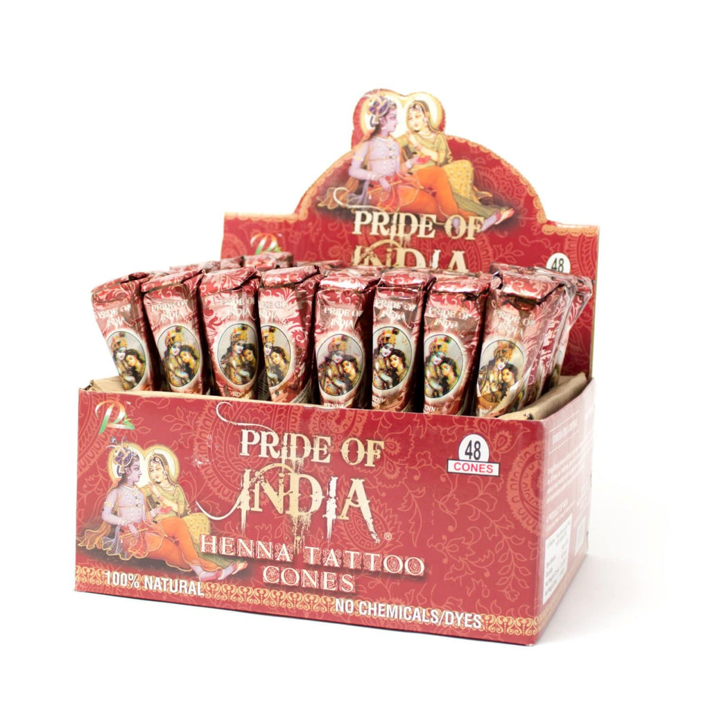 Herbal Henna Tattoo Mehendi Paste - BUY 24 GET 24 FREE  - 1.25oz Tube (100% Natural)